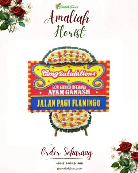 Sewa Papan Bunga Kempas